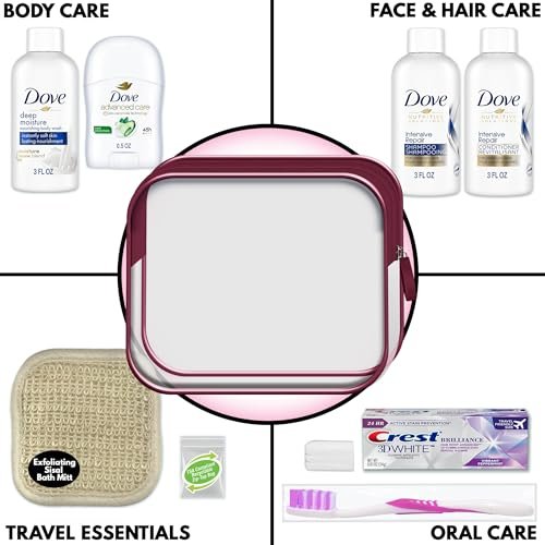 Convenience Kits International Women’s 10-Piece Toiletry Kit Featuring Dove - görsel 4