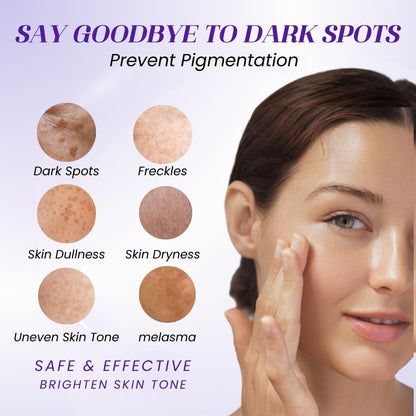 Rivocoda Hydraquinon0l Dark Spot Brightening Cream - 4% Bleaching Cream, Non-Irritating Hydrating Face Moisturizer for All Skin Types, 1oz Avelisse