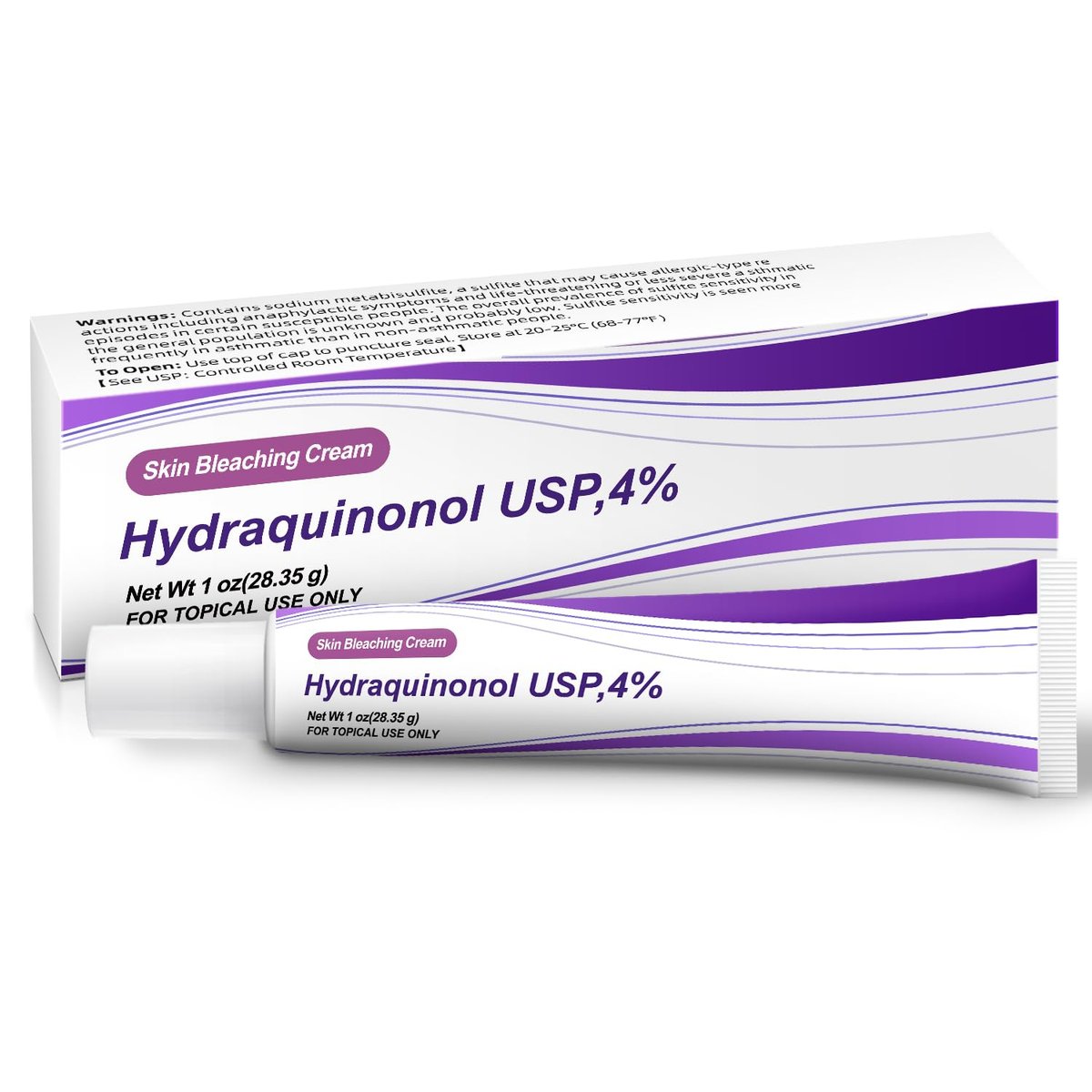 Rivocoda Hydraquinon0l Dark Spot Brightening Cream - 4% Bleaching Cream, Non-Irritating Hydrating Face Moisturizer for All Skin Types, 1oz Avelisse