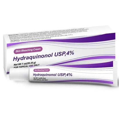 Rivocoda Hydraquinon0l Dark Spot Brightening Cream - 4% Bleaching Cream, Non-Irritating Hydrating Face Moisturizer for All Skin Types, 1oz Avelisse