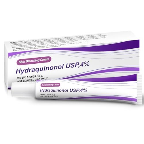 Rivocoda Hydraquinon0l Dark Spot Brightening Cream - 4% Bleaching Cream, Non-Irritating Hydrating Face Moisturizer for All Skin Types, 1oz Avelisse
