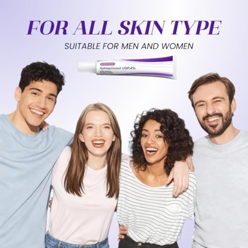 Rivocoda Hydraquinon0l Dark Spot Brightening Cream - 4% Bleaching Cream, Non-Irritating Hydrating Face Moisturizer for All Skin Types, 1oz Avelisse