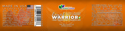 Herbal Mana Frankincense DMSO Body Cream with Magnesium & Hyaluronic Acid | Royal Warrior - 4 oz Avelisse