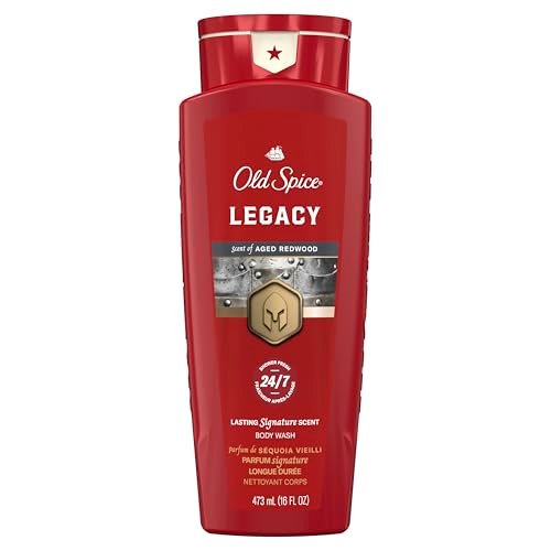 Old Spice Body Wash for Men, 24/7 Shower Fresh & Clean, Legacy with Coconut, Pine & Cedar Scent, 16 oz - görsel 2
