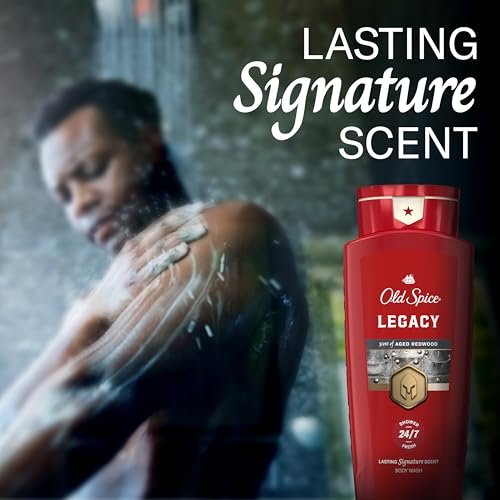 Old Spice Body Wash for Men, 24/7 Shower Fresh & Clean, Legacy with Coconut, Pine & Cedar Scent, 16 oz - görsel 8