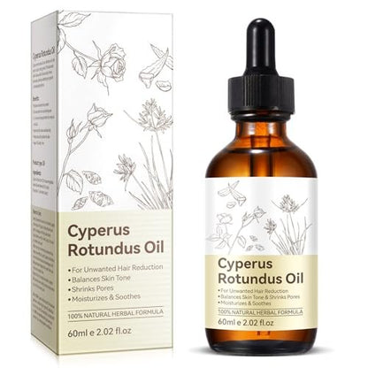ITSDAWN Cyperus Rotundus Oil for Hair Removal – Natural Oil to Reduce Unwanted Hair & Soothe Skin, Moisturizing Body Oil for Smooth Skin, 2.02 Fl Oz