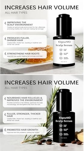 Official Hair Serum Bundle – Thinning Hair Treatment with Plant-Based Actives, Prevention & Treatment Scalp Serum for Men & Women, Reduces Hair Fall (2 x 1 Fl Oz) Avelisse