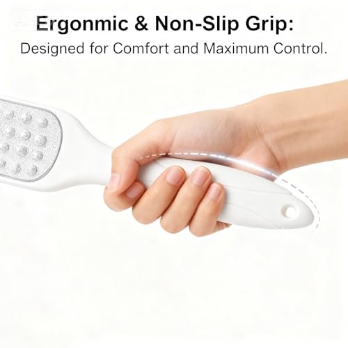UZOQPAIZF Professional Callus Remover for Feet & Foot File - Gentle on Skin, Pedicure Tool for Hard Skin, Rough & Cracked Heels - Wet/Dry Use Foot Scraper & Dead Skin Remover - görsel 12