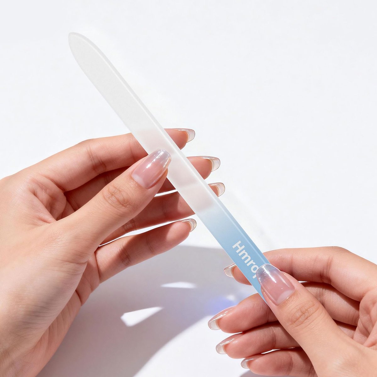 HMROPE 3 Pack Crystal Glass Nail File with Case - Professional Nano Glass Nail Files for Natural Nails, Etched Double-Sided Fingernail Files, Manicure Salon Nail Care for Women and Men - görsel 5