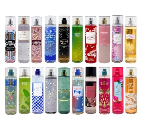 Bath & Body Works 3-Pack Assorted Fine Fragrance Mist Gift Bundle - 10.67 Fl Oz Total Avelisse