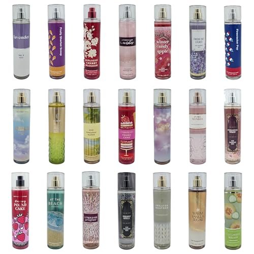 Bath & Body Works 3-Pack Assorted Fine Fragrance Mist Gift Bundle - 10.67 Fl Oz Total Avelisse
