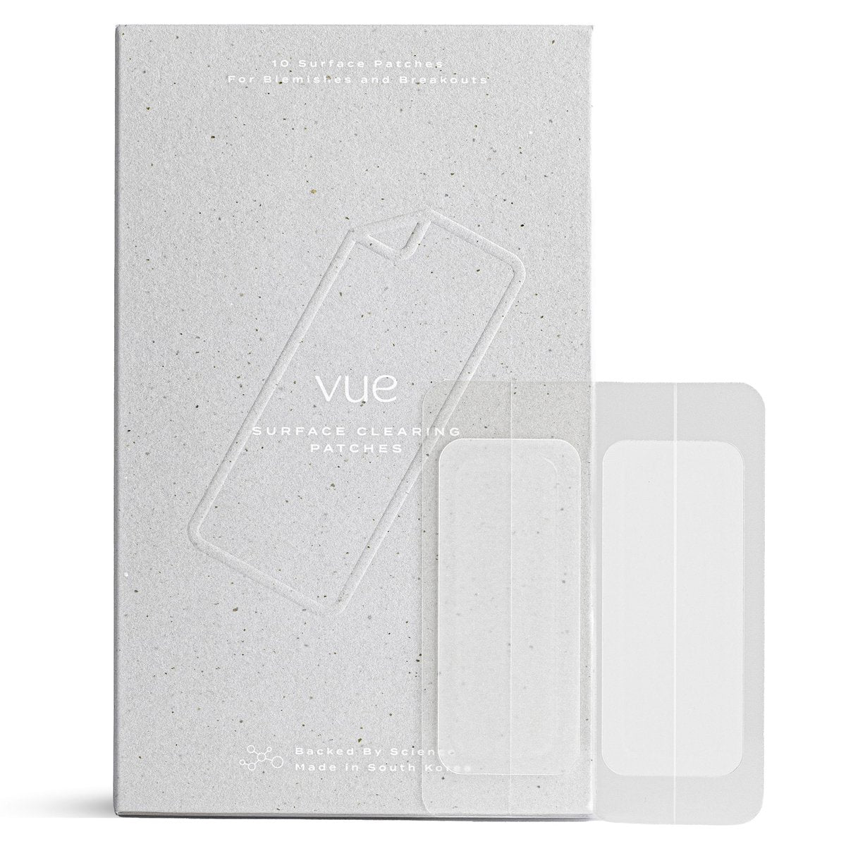 Vue Surface Clearing Patches - Large Pimple Patches for Face & Body, Hydrocolloid Acne Patch for Clusters, Breakouts and Oil Control, Gentle for Sensitive Skin (10-Count) Avelisse