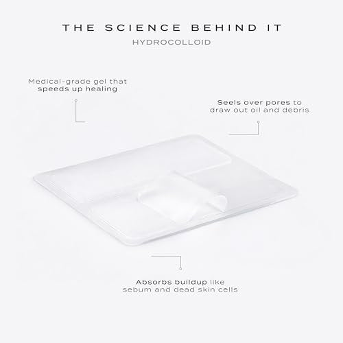 Vue Surface Clearing Patches - Large Pimple Patches for Face & Body, Hydrocolloid Acne Patch for Clusters, Breakouts and Oil Control, Gentle for Sensitive Skin (10-Count) Avelisse