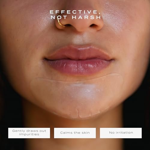 Vue Chin Patches – Hydrocolloid Pore Patches for Chin and Jawline Breakouts, Pimples, Oil Control and Texture Smoothing, Gentle for All Skin Types (8 Count) Avelisse