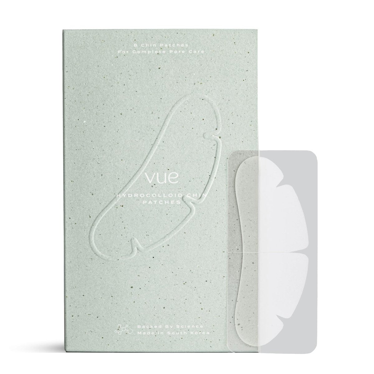 Vue Chin Patches – Hydrocolloid Pore Patches for Chin and Jawline Breakouts, Pimples, Oil Control and Texture Smoothing, Gentle for All Skin Types (8 Count) Avelisse