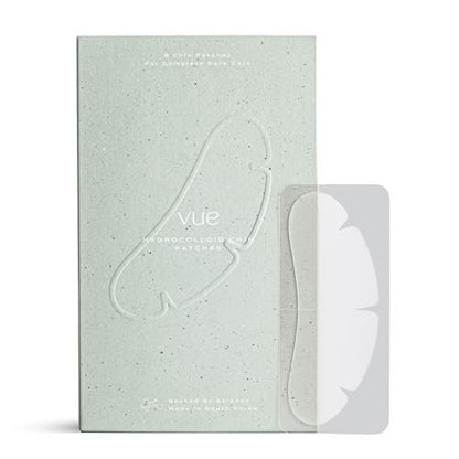 Vue Chin Patches – Hydrocolloid Pore Patches for Chin and Jawline Breakouts, Pimples, Oil Control and Texture Smoothing, Gentle for All Skin Types (8 Count) Avelisse