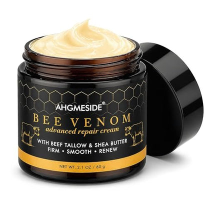 Bee Venom Cream – Natural Anti-Aging & Firming Moisturizer for Dry, Mature & Stressed Skin, 2.1 oz Avelisse