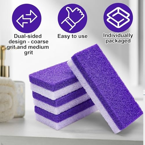 Uncle Yang Pumice Stone for Feet 4 Pack - Double Sided Pedicure Tools for Callus Removal and Dead Skin - görsel 7