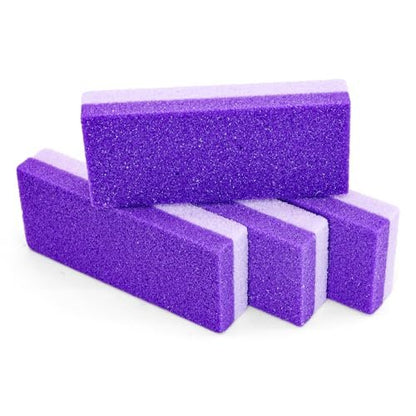 Uncle Yang Pumice Stone for Feet 4 Pack - Double Sided Pedicure Tools for Callus Removal and Dead Skin