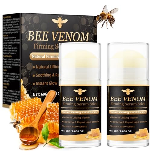 Bee Venom Firming Serum Stick - 2 Pack Anti Wrinkle Face Cream for Deep Wrinkle Repair, Firming, Hydrating and Lifting - Suitable for All Skin Types Avelisse