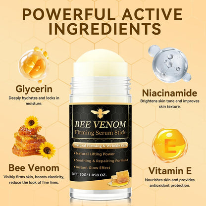 Bee Venom Firming Serum Stick - 2 Pack Anti Wrinkle Face Cream for Deep Wrinkle Repair, Firming, Hydrating and Lifting - Suitable for All Skin Types Avelisse