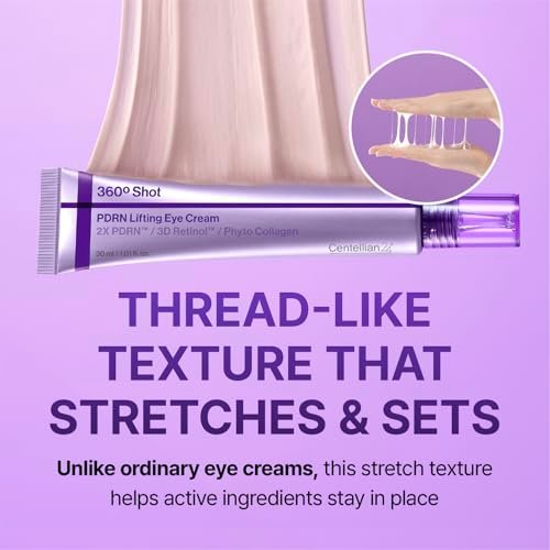 Centellian24 360 Shot PDRN Firming Eye Cream 30ml – Anti-Aging Retinol Eye Cream for Hooded Eyes, Wrinkle Smoothing, Firming Hydrating Care for Under-Eye Bags, Crow’s Feet & Dark Circles Avelisse