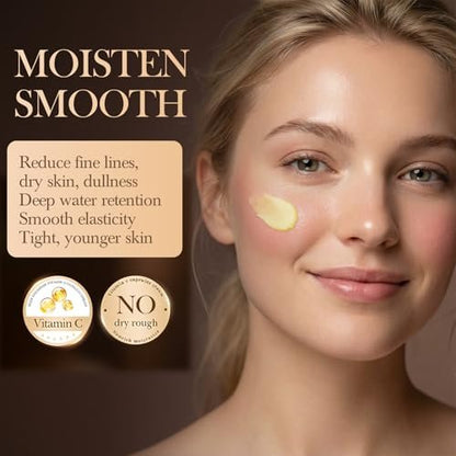 punkten Deep Collagen Vitamin C Capsules Cream – Long-Lasting Moisture, Reduce Wrinkles & Dullness (1.76 oz)
