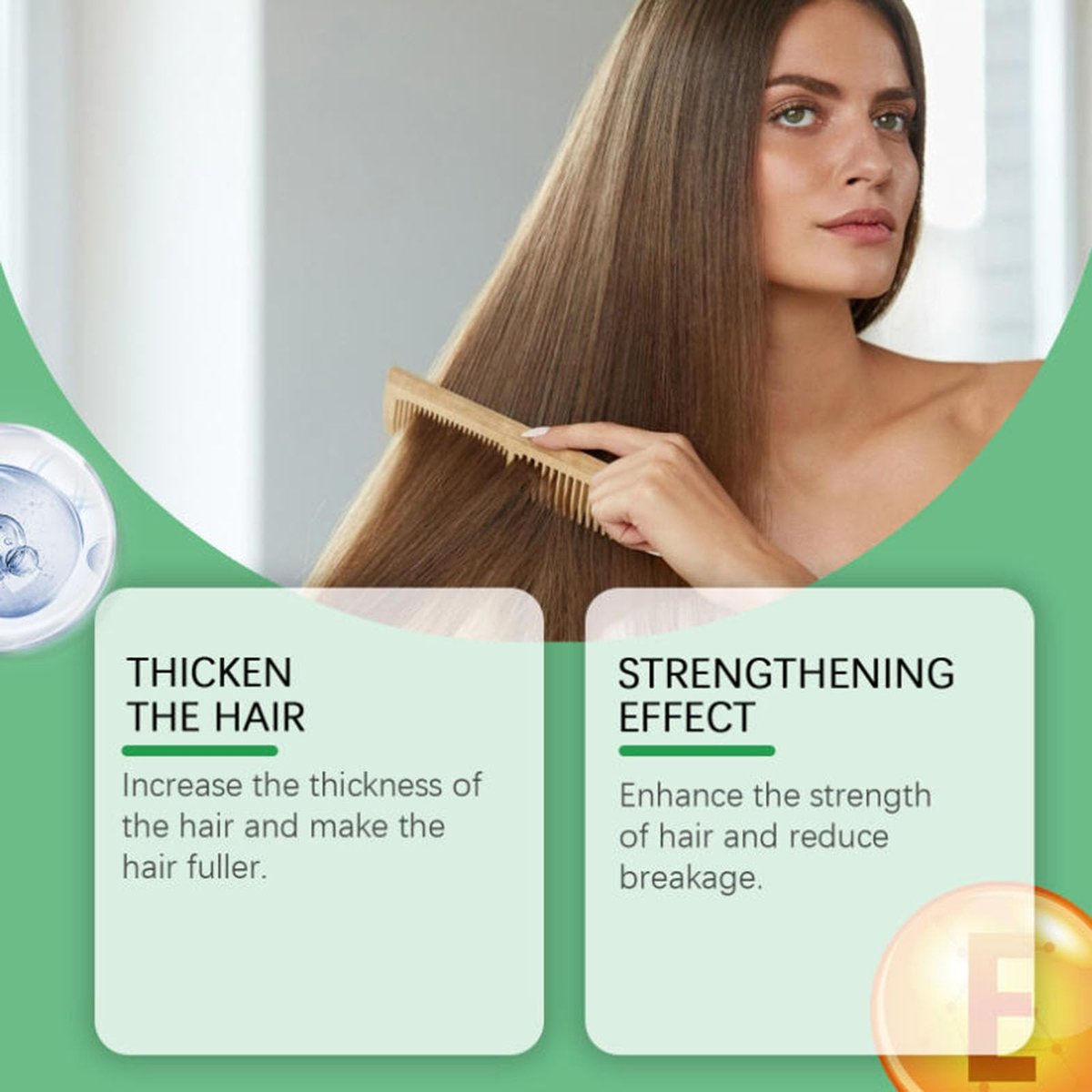 SURORAIN Rosemary Keratin Shampoo – Gently Cleanses, Nourishes & Strengthens Hair, Adds Shine, Reduces Frizz, 3.38 fl oz - görsel 5
