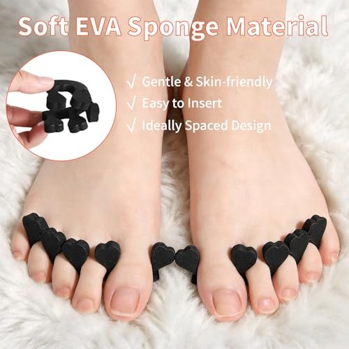 Ingrown Toenail Removal Kit - Complete Corrector Tool with Correction Strips, Toe Separators, Painless File and Lifter for Home Pedicure Care - görsel 14