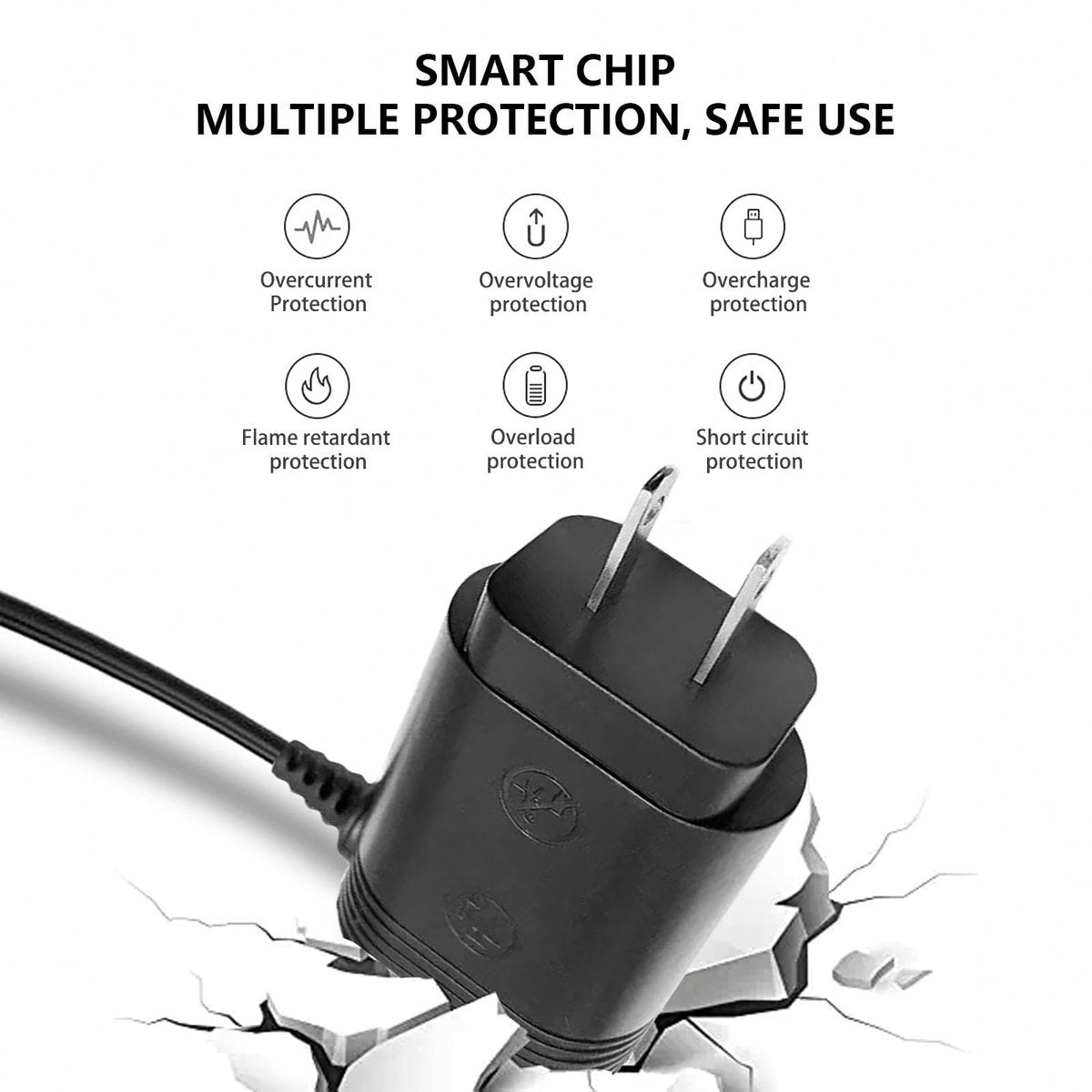 12V Charger Replacement for Braun Shaver Series 9/7/5/3/1 - Compatible with S3, S5, S7, S9 Electric Razors, 3 Feet Charging Cord - görsel 7