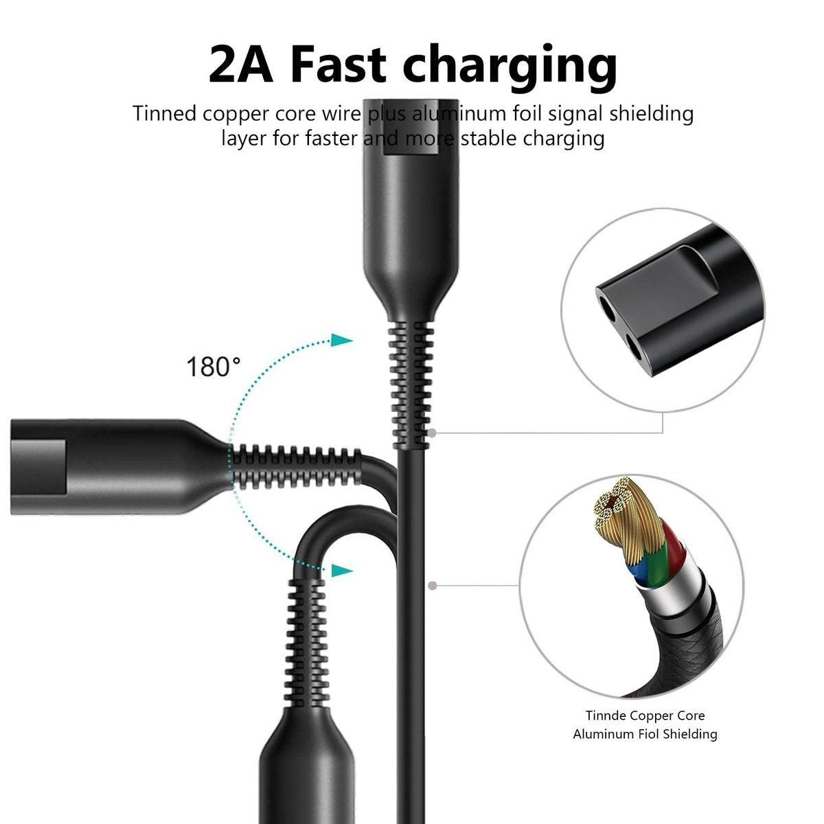 12V Charger Replacement for Braun Shaver Series 9/7/5/3/1 - Compatible with S3, S5, S7, S9 Electric Razors, 3 Feet Charging Cord - görsel 13
