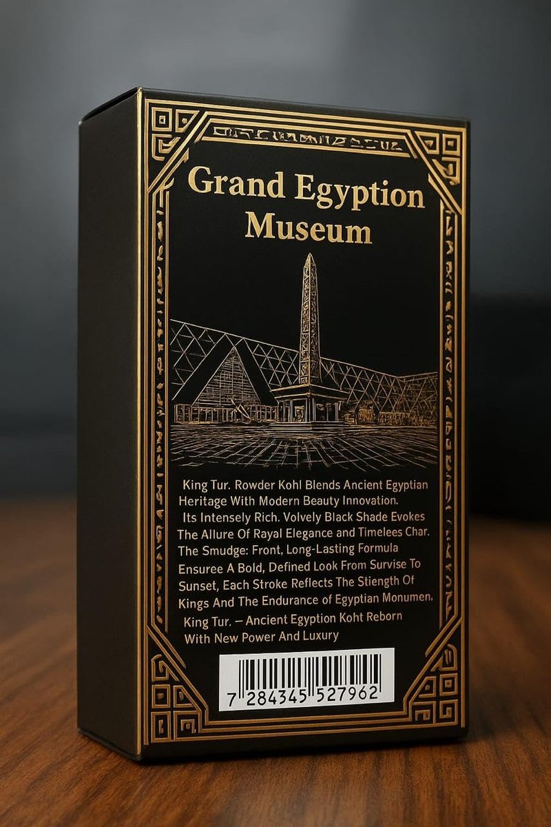 HALAL King Tut Egyptian Eyeliner Loose Powder – Long-Lasting Dark Black, Smooth & Easy Application, Bold & Dramatic Looks, Traditional Egyptian Formula Avelisse