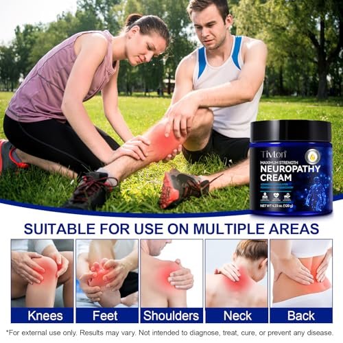 ZIXAOK Neuropathy Pain Relief Cream – Soothes Burning, Tingling & Nerve Discomfort in Feet, Hands, Legs, Fast-Absorbing Formula with Natural Ingredients, Deep Moisturizing for Men & Women - görsel 10