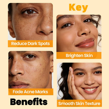 LUXDOUCE Kojic Acid Soap for Dark Spots – Turmeric & Lemon Skin Brightening Soap for Face & Body, Uneven Skin Tone Care & Daily Cleansing, 3 Bars (120g / 4.23 oz Each)