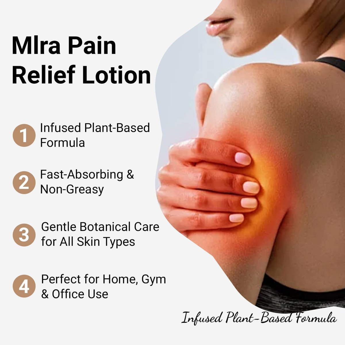 FIYY6VC Mira Relief Repair Lotion – Lightweight Body Lotion & Magnesium Cream, Gentle Soothing Hydrating Formula – Fast-Absorbing for All Skin Types (99mL / 3.5 fl oz) Avelisse