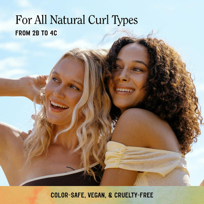 California Naturals Dream Curl Shampoo & Conditioner Set – Rice Water & Shea Butter for Soft, Bouncy, Frizz-Free Curls – Vegan, Sulfate-Free, Silicone-Free, Color Safe, 16.5 oz Each Avelisse