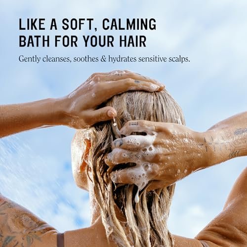 California Naturals Sensitive Scalp Shampoo & Conditioner Set, Fragrance Free, Colloidal Oat & Chamomile, Paraben & Sulfate Free, NEA Accepted, 16.5 oz Each Avelisse