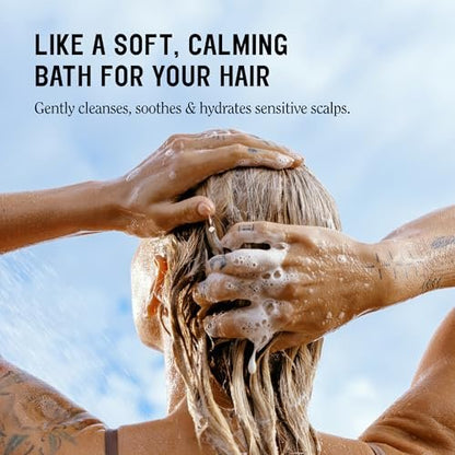 California Naturals Sensitive Scalp Shampoo & Conditioner Set, Fragrance Free, Colloidal Oat & Chamomile, Paraben & Sulfate Free, NEA Accepted, 16.5 oz Each Avelisse