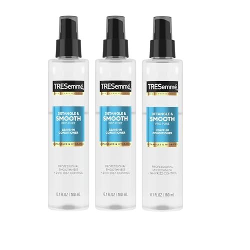 TRESemme Pro Pure Leave-in Conditioner for Detangling, 6.1 oz, 3 Pack Avelisse