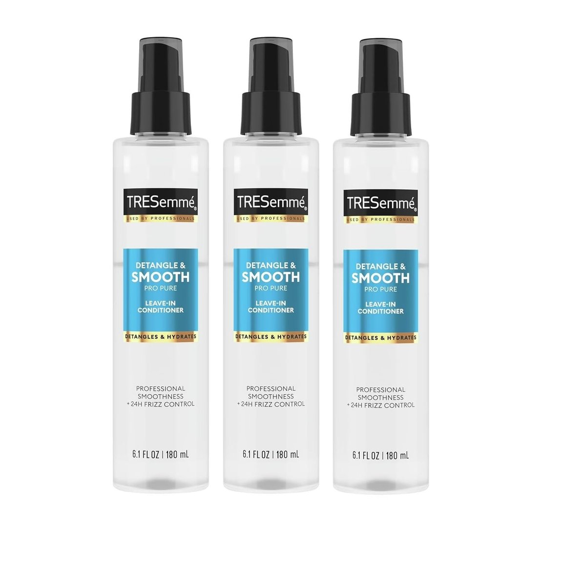 TRESemme Pro Pure Leave-in Conditioner for Detangling, 6.1 oz, 3 Pack Avelisse
