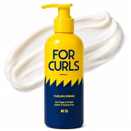 FOR CURLS Curl Cream for Curly & Wavy Hair - 8.4 oz - Anti-Frizz, Lightweight, Non-Crunchy - Sulfate & Paraben Free - Type 2-3 Hair Avelisse