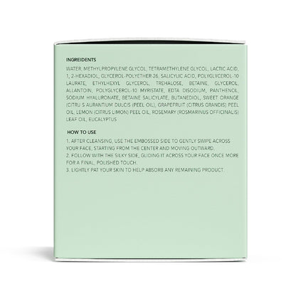 QUIA Toner Pads – AHA/BHA Dual-Action Exfoliate and Hydrate All in One – Soothing Formula for Sensitive Skin – Reduces Blackheads and Blemishes – 70 Gentle Textured Pads – Korean Skincare Avelisse