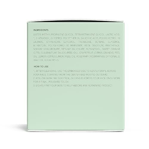 QUIA Toner Pads – AHA/BHA Dual-Action Exfoliate and Hydrate All in One – Soothing Formula for Sensitive Skin – Reduces Blackheads and Blemishes – 70 Gentle Textured Pads – Korean Skincare Avelisse