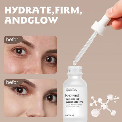 Argireline Solution 10% Serum for Face – Anti-Aging Facial Serum to Improve Sagging and Fine Lines, Skin Firming, Hydrating & Boosts Elasticity, For Women & Men, All Skin Types, 30ml