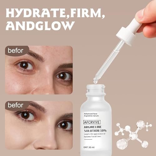 Argireline Solution 10% Serum for Face – Anti-Aging Facial Serum to Improve Sagging and Fine Lines, Skin Firming, Hydrating & Boosts Elasticity, For Women & Men, All Skin Types, 30ml - görsel 14
