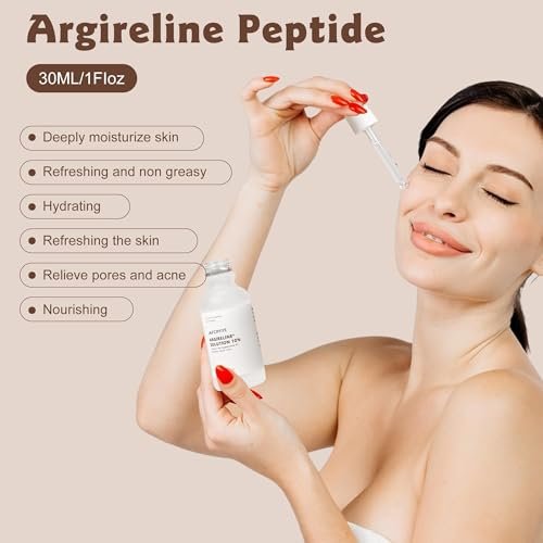 Argireline Solution 10% Serum for Face – Anti-Aging Facial Serum to Improve Sagging and Fine Lines, Skin Firming, Hydrating & Boosts Elasticity, For Women & Men, All Skin Types, 30ml - görsel 8