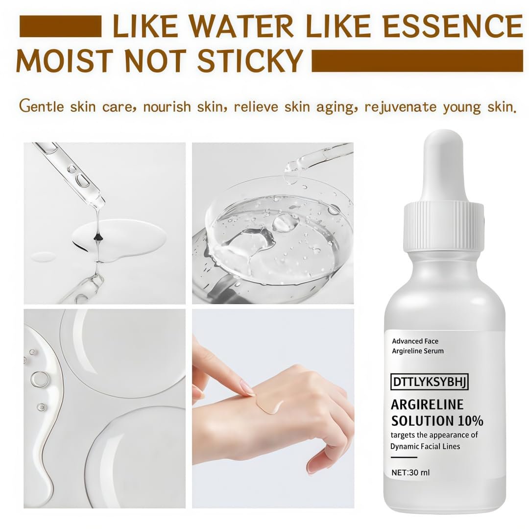 Argireline Solution 10% Serum for Face – Anti-Aging Facial Serum to Improve Sagging and Fine Lines, Skin Firming, Hydrating & Boosts Elasticity, For Women & Men, All Skin Types, 30ml - görsel 15