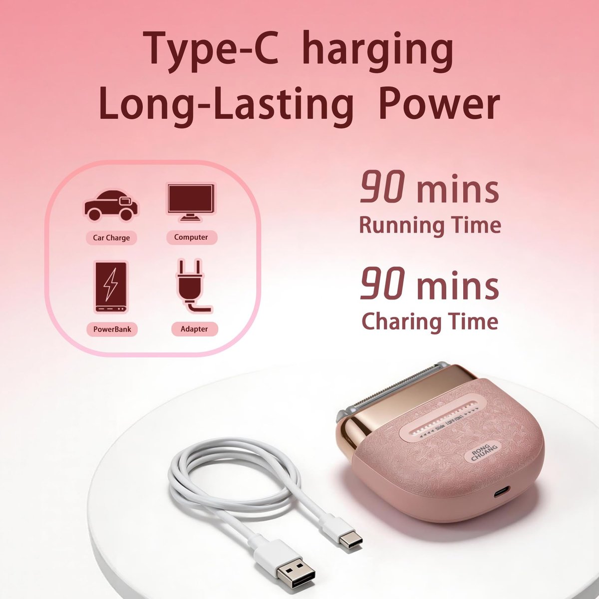 Electric Razors for Women – Cordless Rechargeable Foil Shaver & Precision Body Trimmer for Bikini Line, Face, Underarms, Legs, Arms, Lips – Travel-Friendly & Home Compatible Avelisse