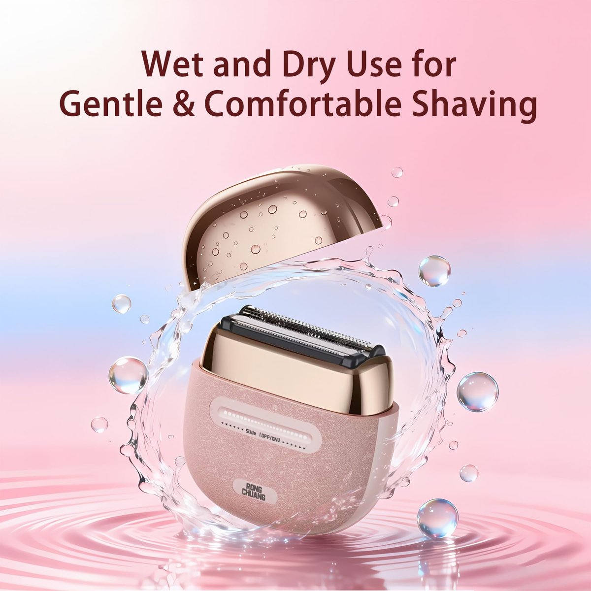 Electric Razors for Women – Cordless Rechargeable Foil Shaver & Precision Body Trimmer for Bikini Line, Face, Underarms, Legs, Arms, Lips – Travel-Friendly & Home Compatible Avelisse