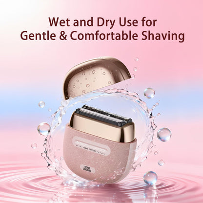 Electric Razors for Women – Cordless Rechargeable Foil Shaver & Precision Body Trimmer for Bikini Line, Face, Underarms, Legs, Arms, Lips – Travel-Friendly & Home Compatible Avelisse
